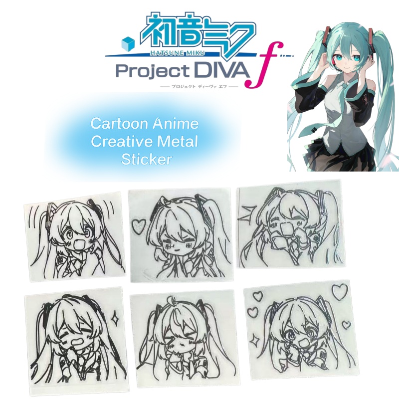 Headphone Parts - Hatsune Miku cartoon anime character series