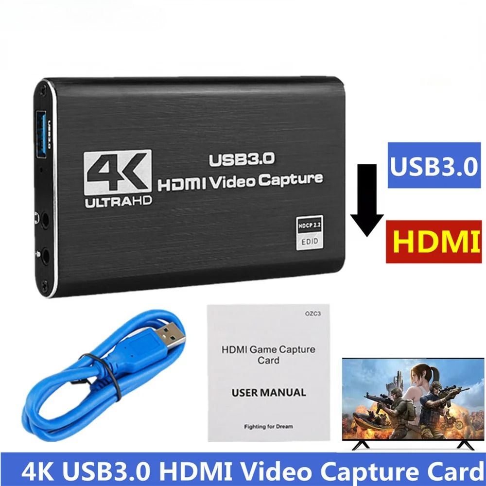 Usb Sound Card - 4K USB 3.0 Video Capture Card