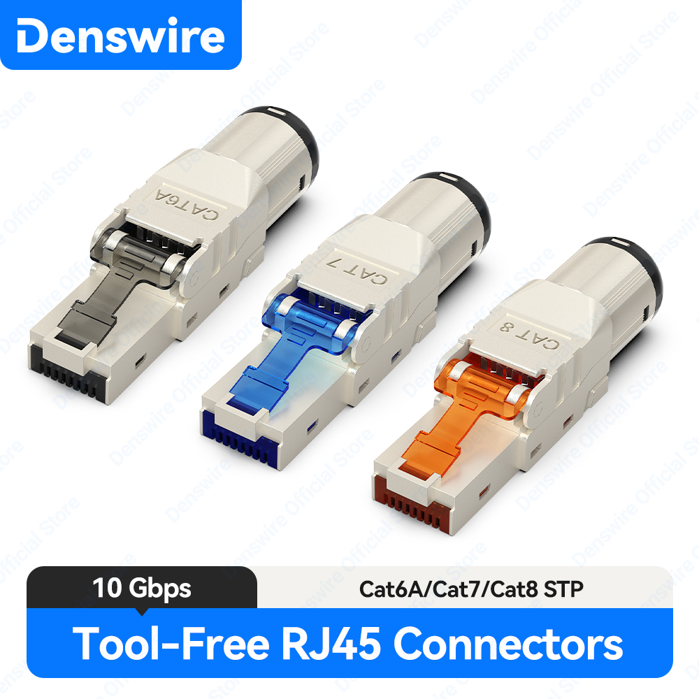 Rj45 Jack - Denswire Tool-Free RJ45 Connector | Zinc