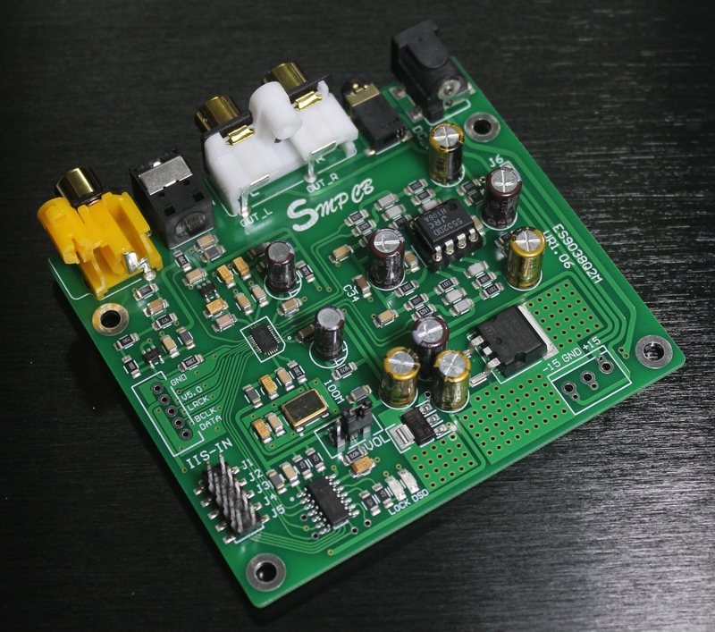 Dac Board - ES9038 Q2M DAC DSD decoder board