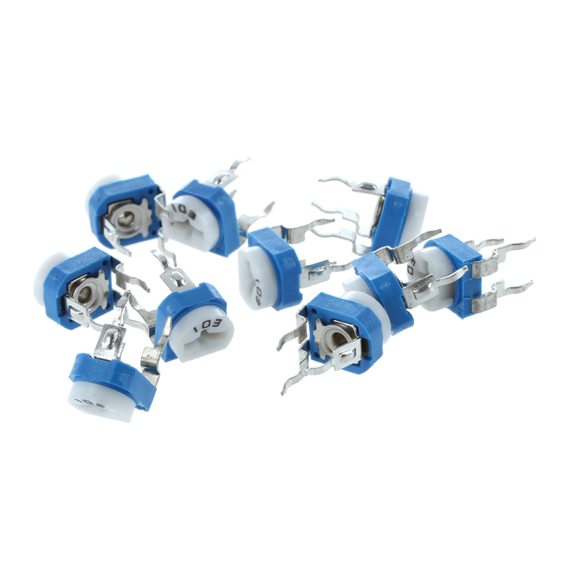 Potentiometer 10K - AA80 10X 6mm 10k ohm Horizontal