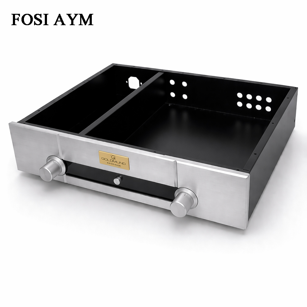 Speaker Enclosure - FOSI AYM 430x340x95mm Aluminum Shell Goldmund