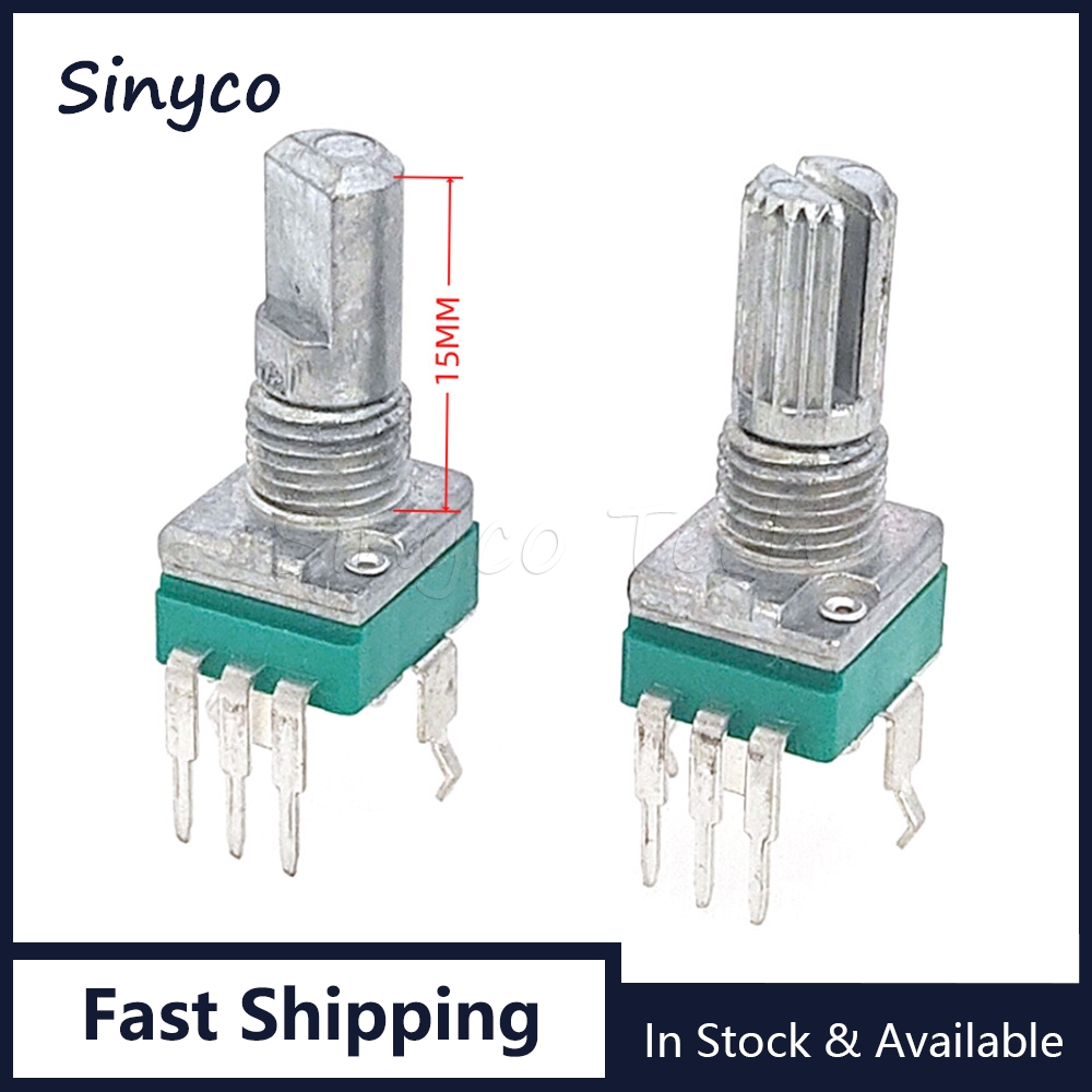 Potentiometer 10K - 5PCS RK097 Type Single Vertical 3Pins