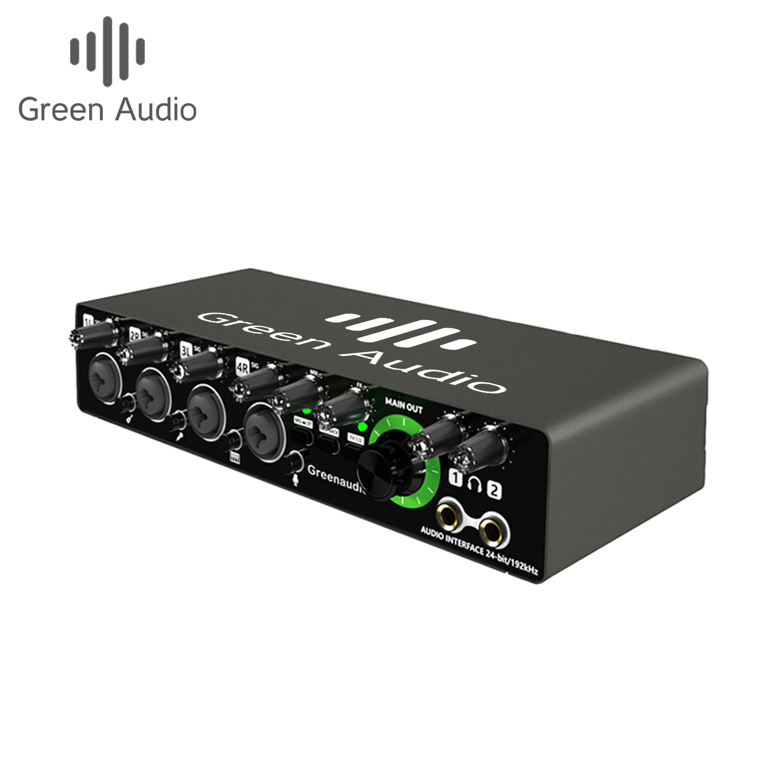 Usb Sound Card - GAX-MD44 Green Audio USB Audio Interface