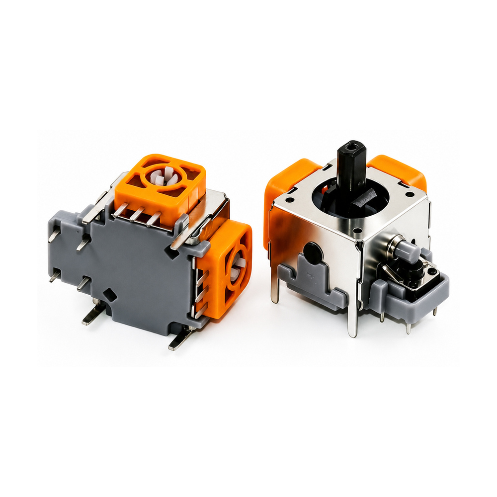 Potentiometer 10K - Large‑size 3D Joystick Potentiometer, 360° Self‑centering,