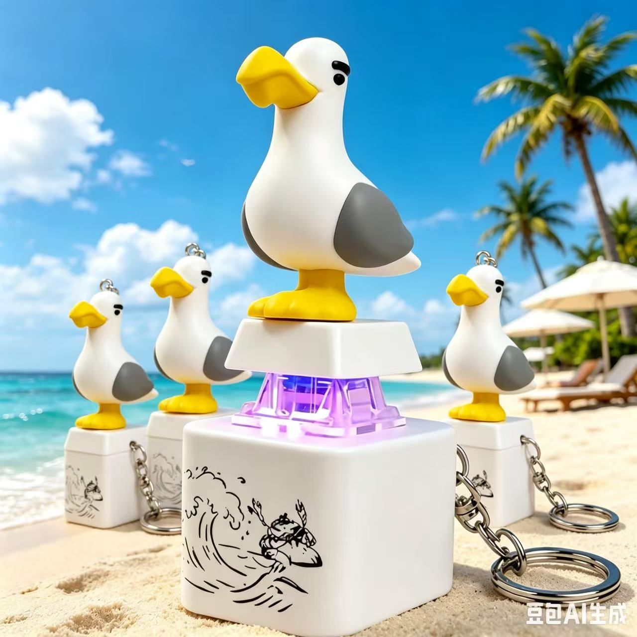 Usb Sound Card - 2007Seagull Mine Keychain, USB Clicky Keyboard