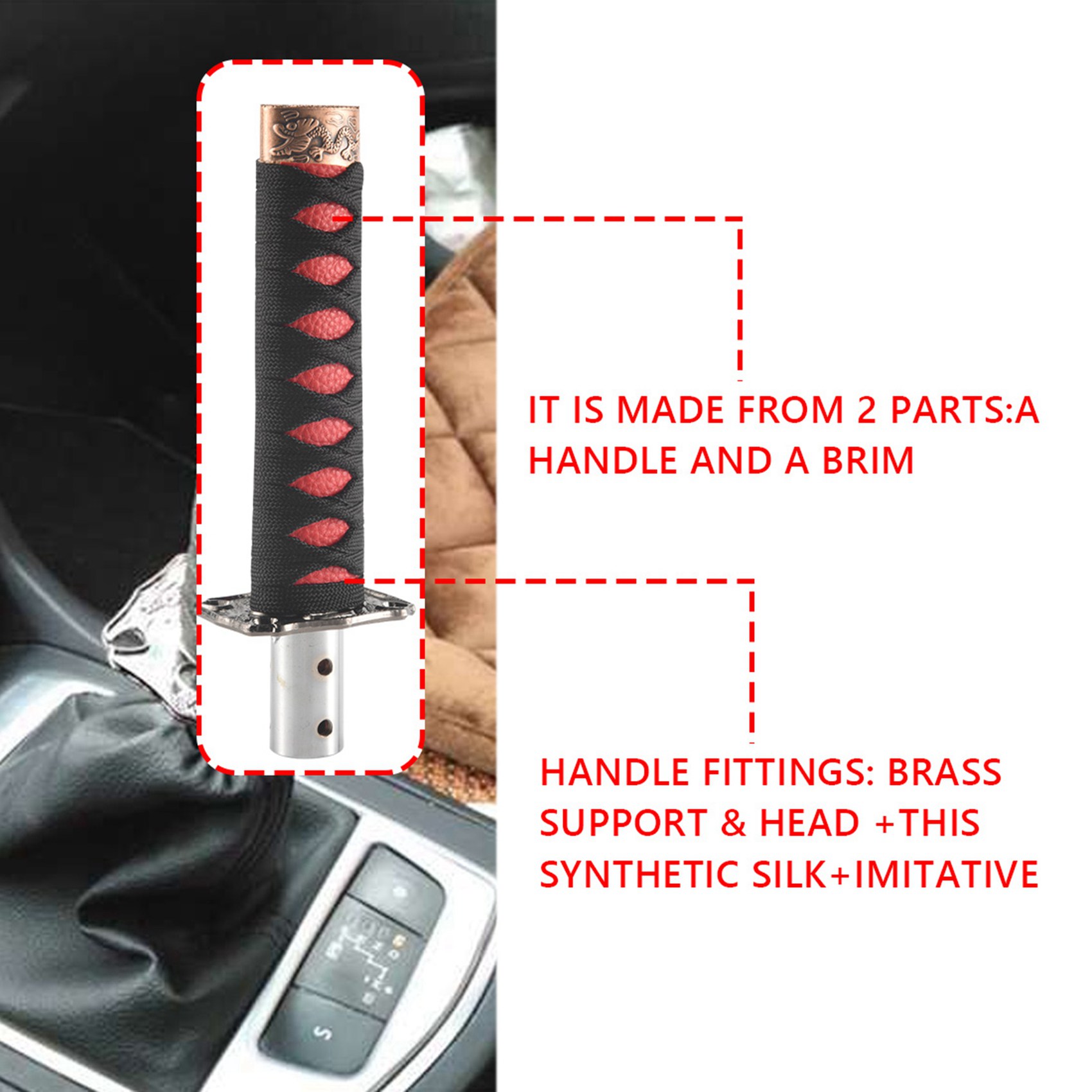 New Universal Samurai Sword Ge - Knob Aluminum 评论和价格