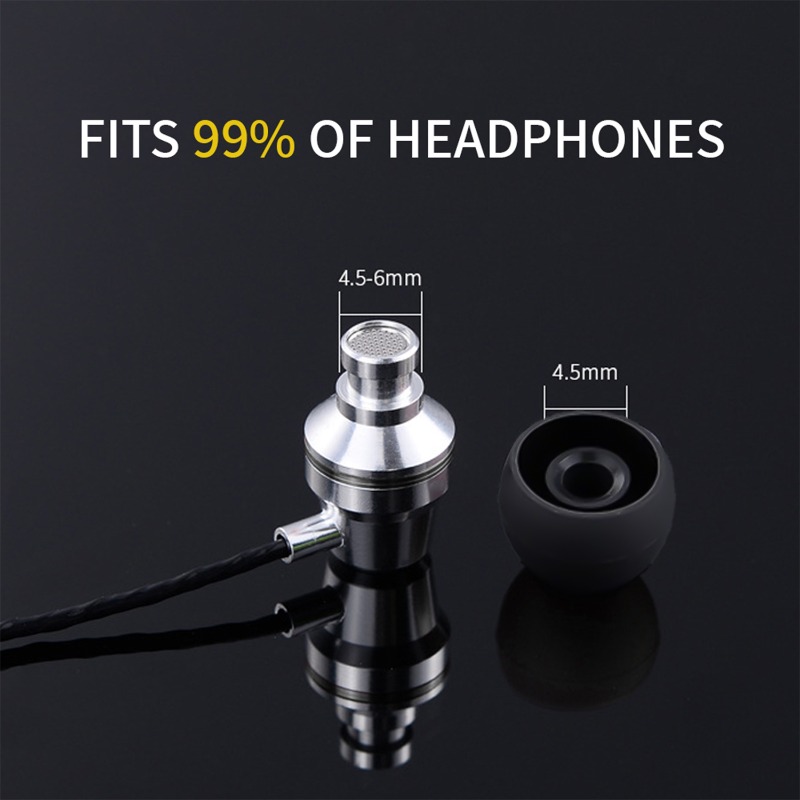 1-20Pairs Soft Silicone Replac - Headphone Parts 评论和价格