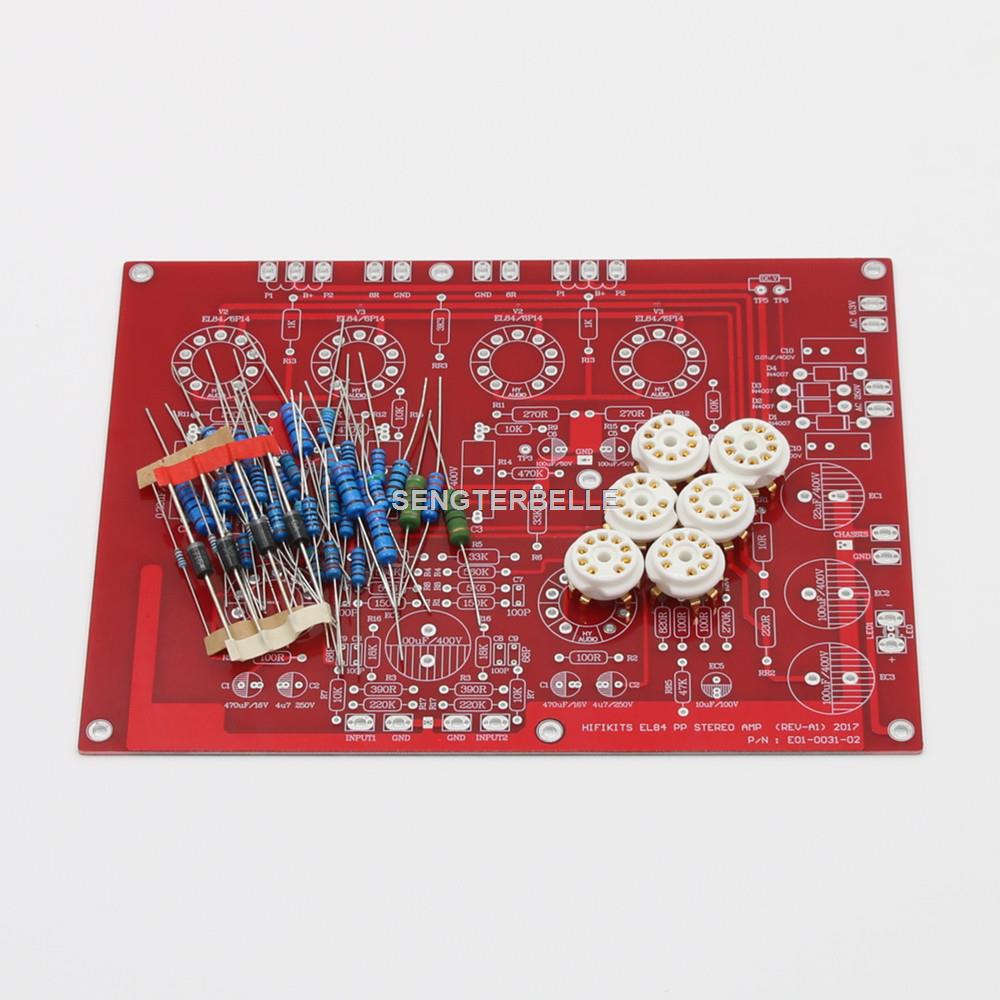 HiFi EL84 +ECF80 Stereo Push-P - Hifi Amplifier Board 评论和价格
