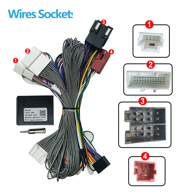For Renault Megane 2 2004-2007 - Audio Cable Rca 评论和价格