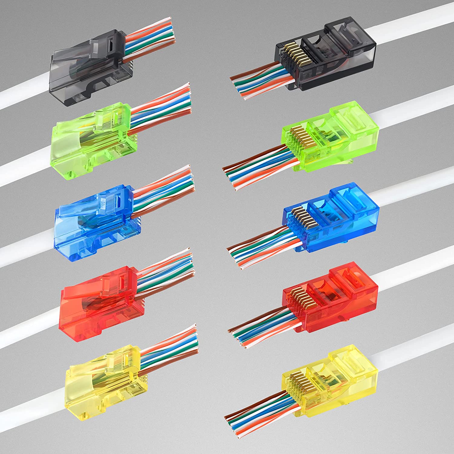 ZoeRax 100Pcs RJ45 Cat6 Connec - Rj45 Jack 评论和价格