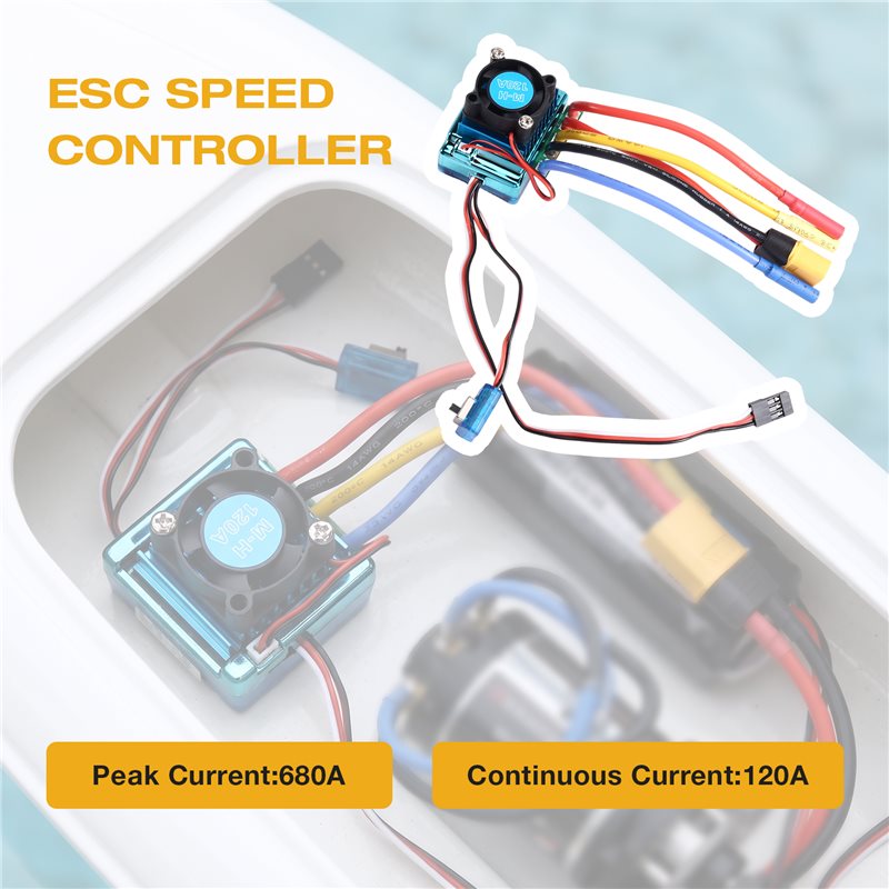 WOWFU-120A Brushless ESC Speed - Banana Plug 评论和价格