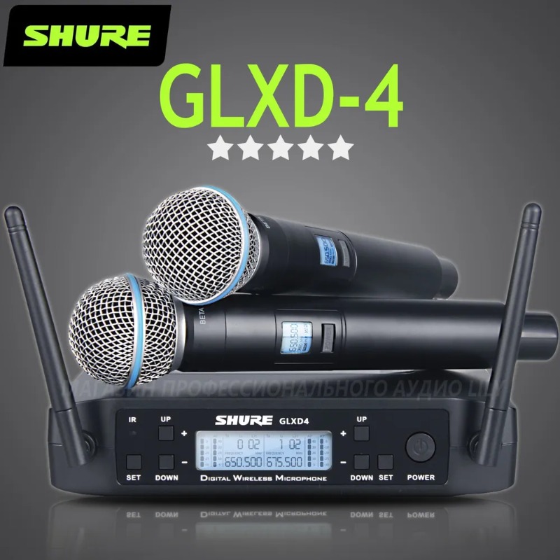 Shure GLXD4 BETA 58A Professio - Ribbon Microphone 评论和价格