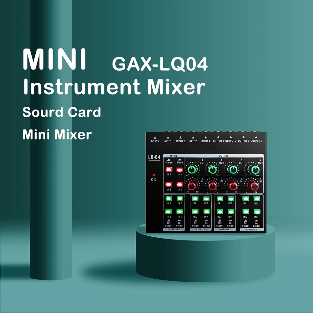 (MEOF] -LQ04 4-Channel Mixer 4 - Headphone Amplifier 评论和价格