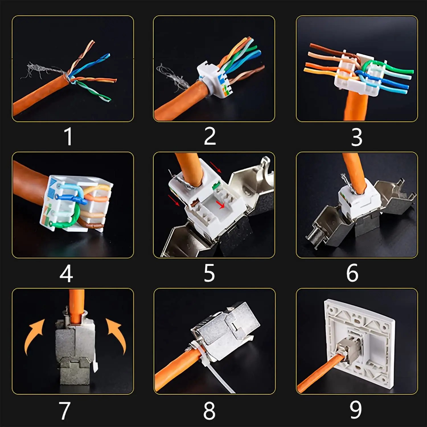 Natalink 10PCS RJ45 Cat8 Cat7  - Rj45 Jack 评论和价格