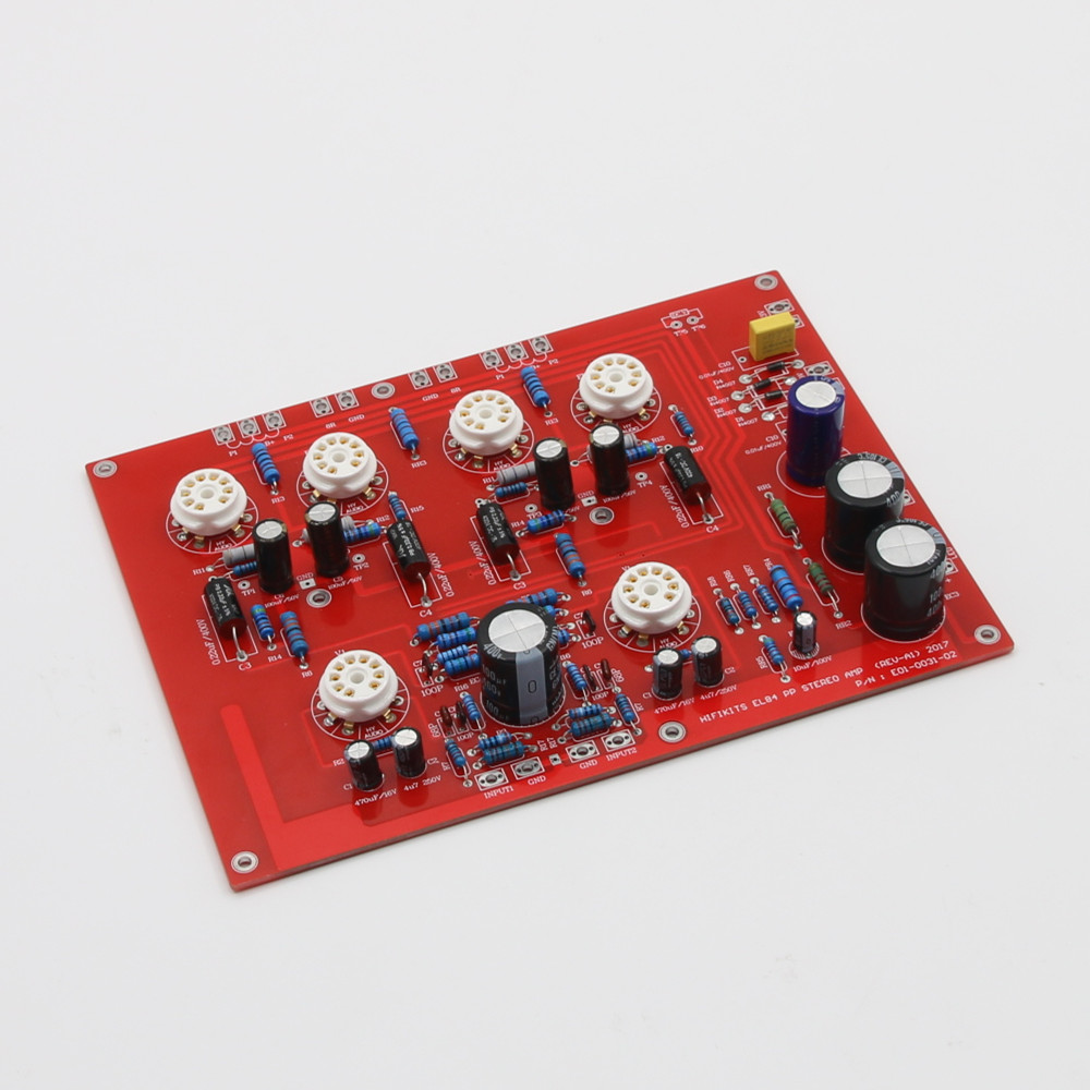 HiFi EL84+ECF80 Stereo Push Pu - Hifi Amplifier Board 评论和价格