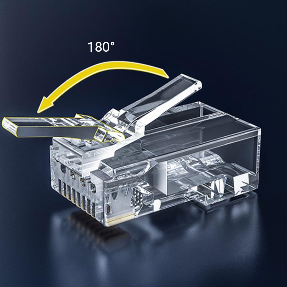 RJ45 Connector CAT6 Pass Throu - Rj45 Jack 评论和价格