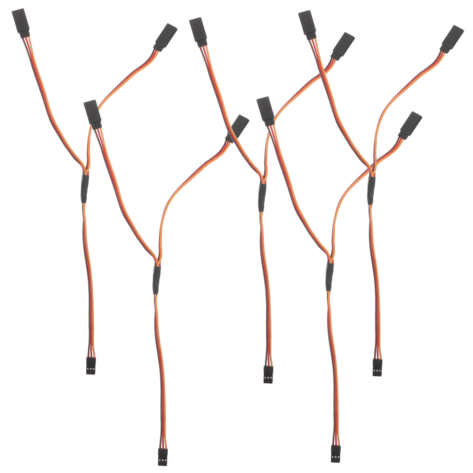 5Pcs Rc Aircraft Servo Cable 3 - Rca Cable 评论和价格