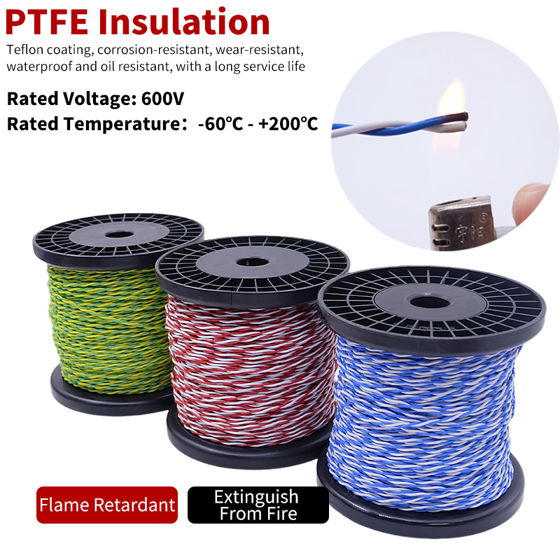 PTFE Wire AFS200 2pins 26/25/2 - Audio Jumper Wire 评论和价格