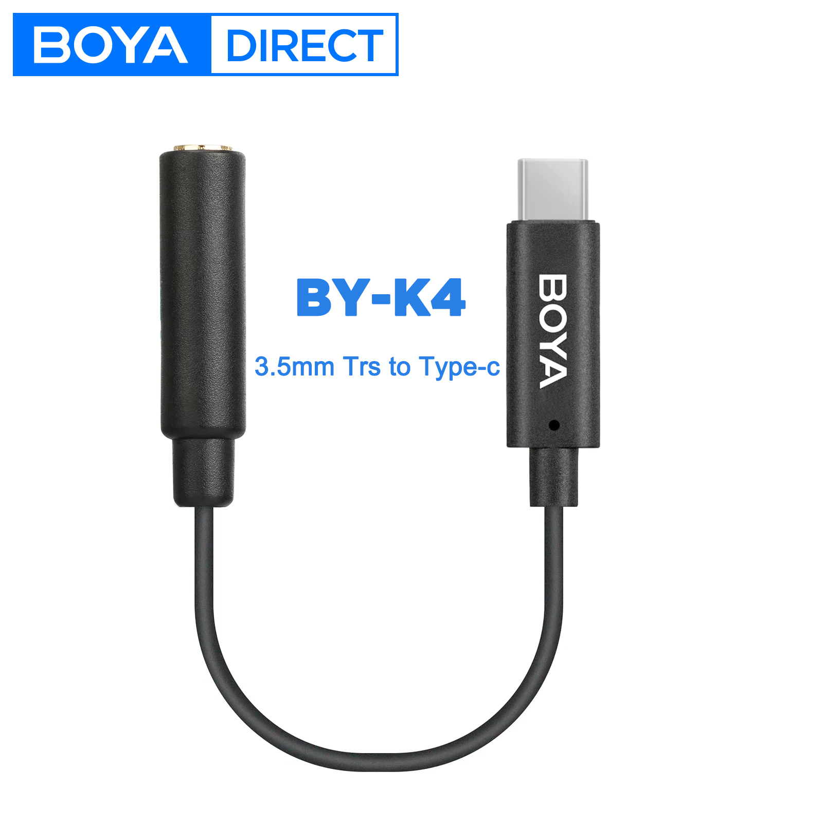BOYA BY-K4 6cm 3.5mm TRS Femal - Trs Cable 评论和价格