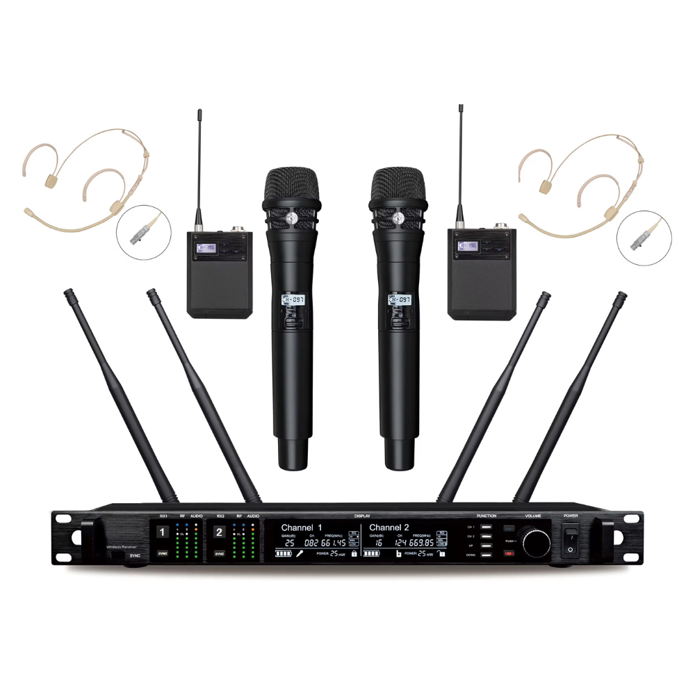 AD4D 2Channel Dual UHF True Di - Ribbon Microphone 评论和价格