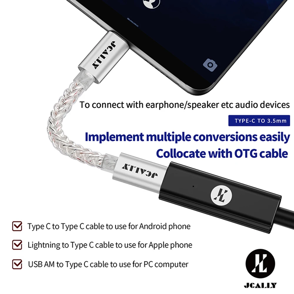 JCALLY AP7 Portable DAC Amplif - Headphone Amplifier 评论和价格