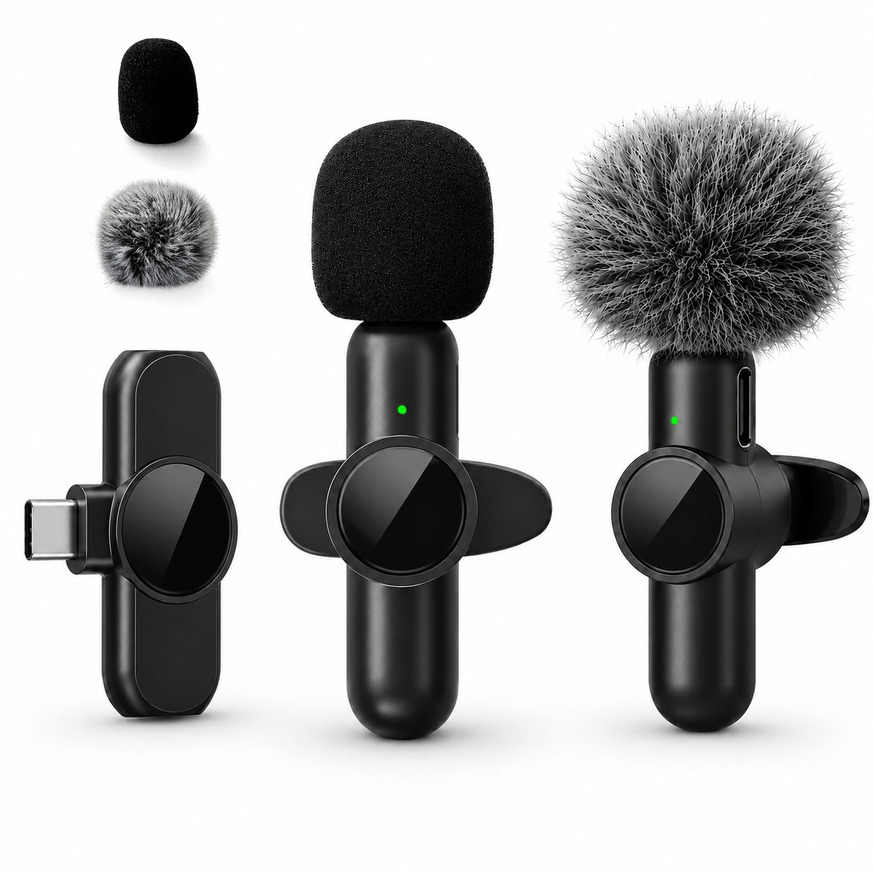 Wireless Lapel Microphone, Noi - Condenser Microphone Kit 评论和价格