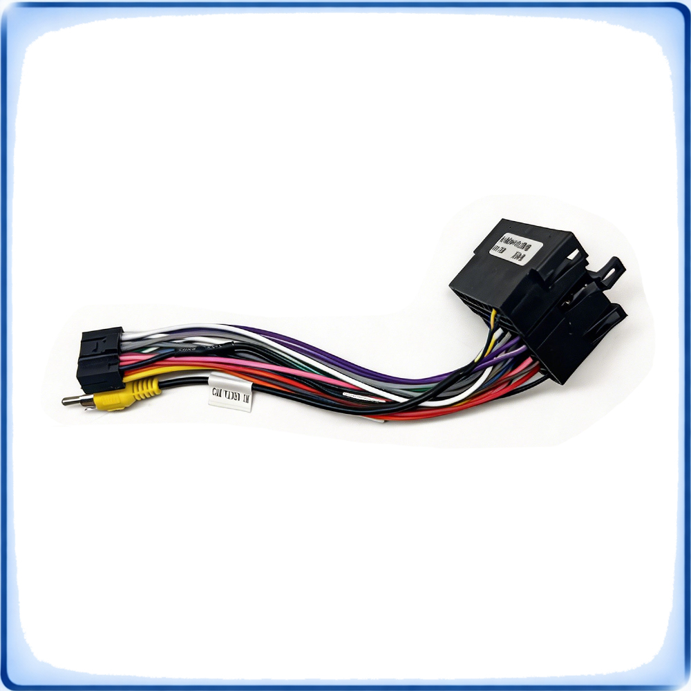 ISO to 16Pin Car Radio Wiring  - Audio Cable Rca 评论和价格