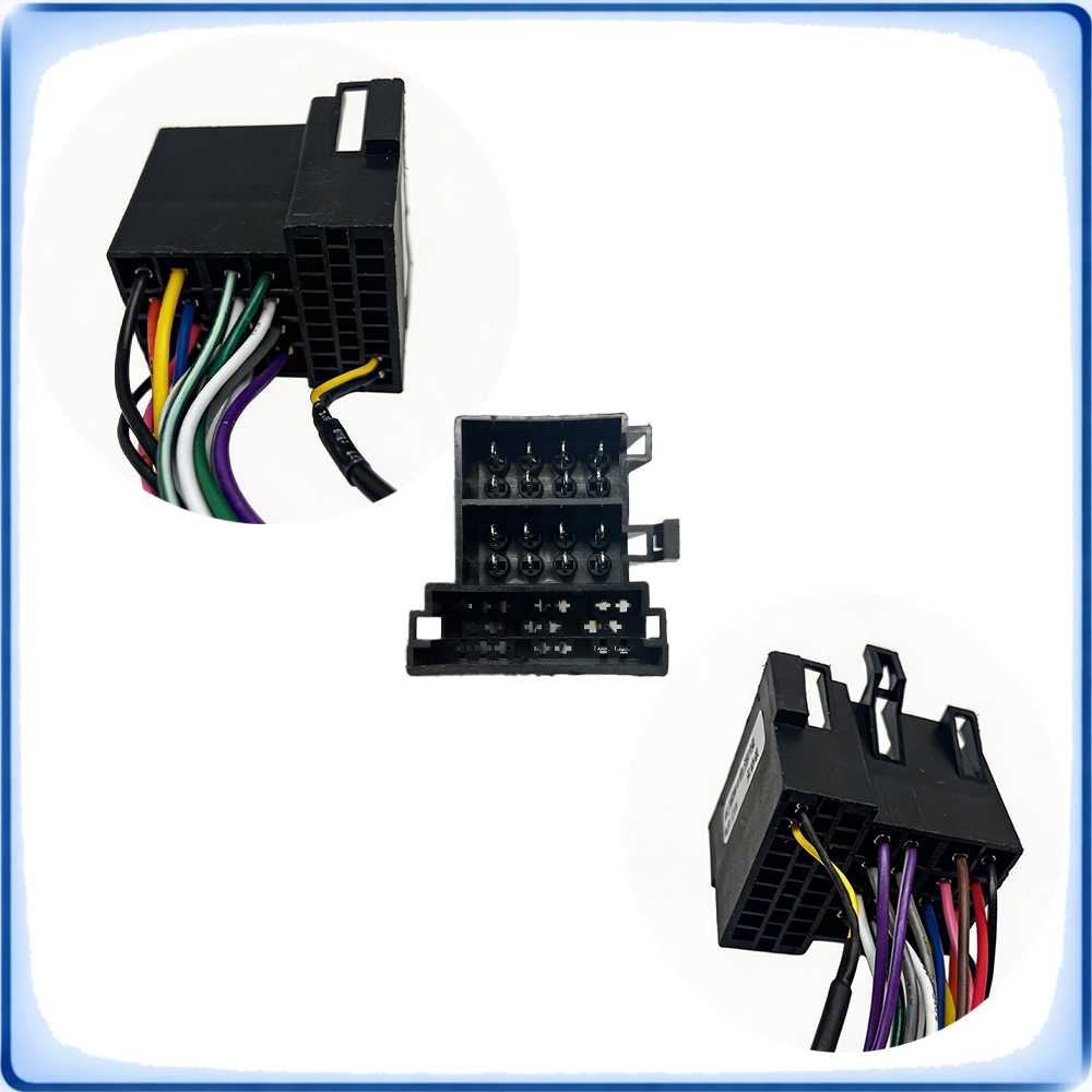 ISO to 16Pin Car Radio Wiring  - Audio Cable Rca 评论和价格