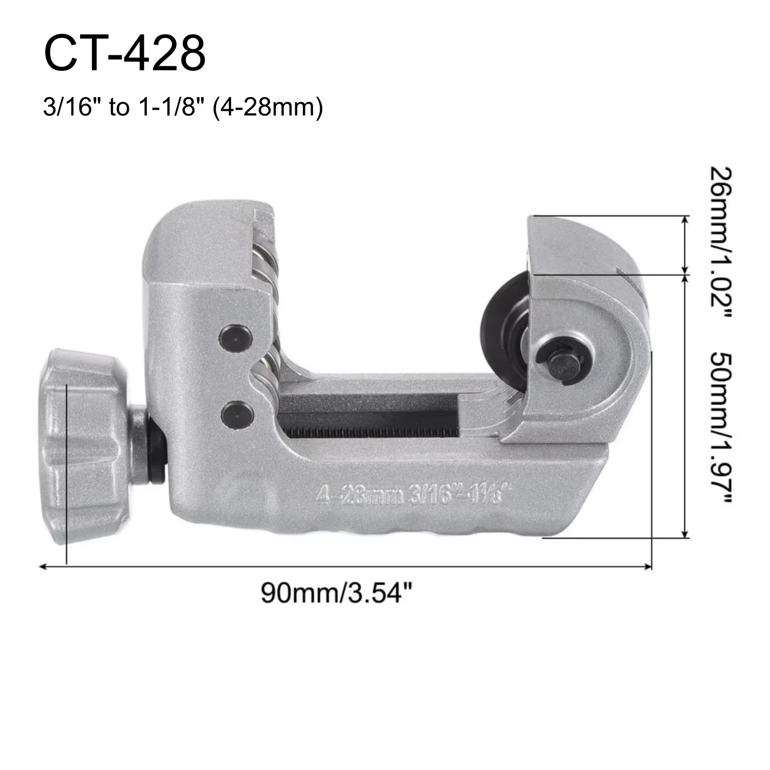 4-28MM Bearing Pipe Cutter Stu - Knob Aluminum 评论和价格