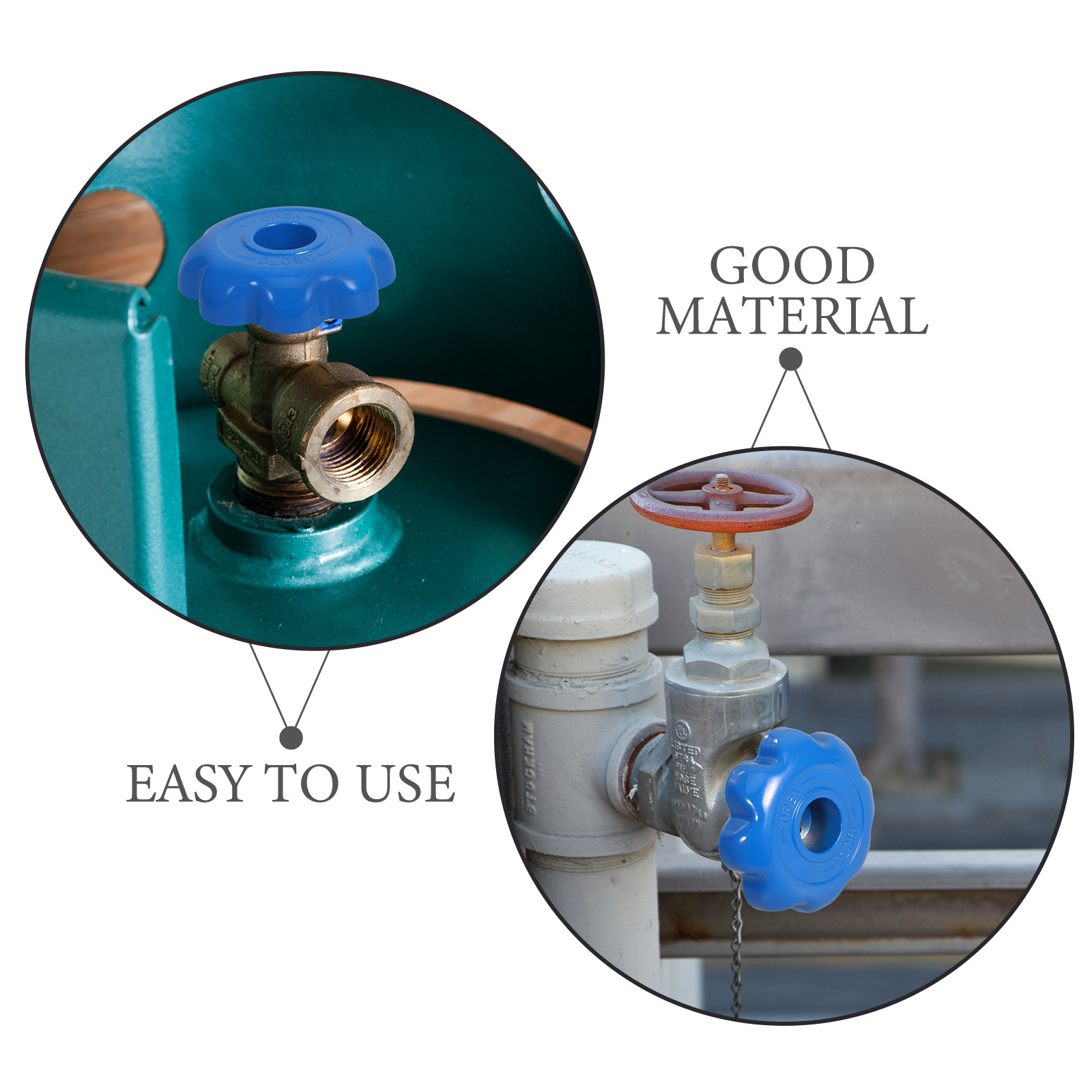 6Pcs Gas Cylinder Valve Knob A - Knob Aluminum 评论和价格