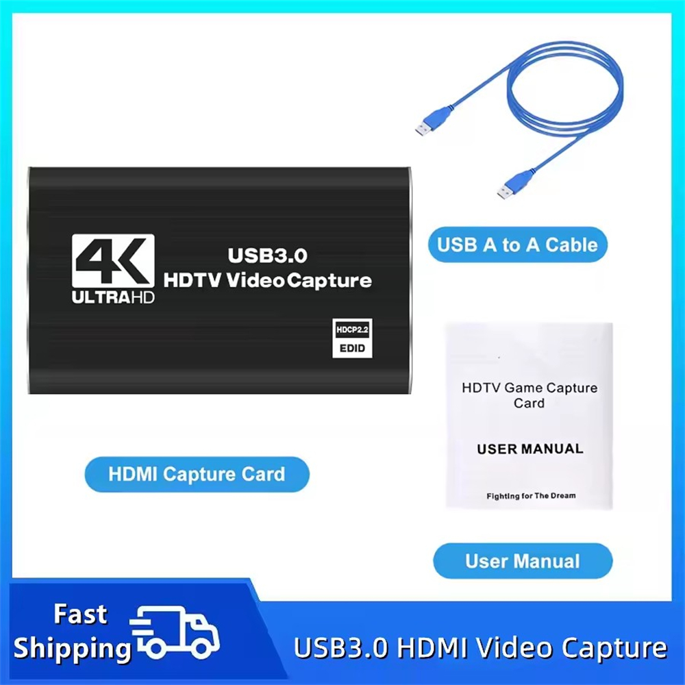 Roreta 4K USB 3.0 Video Captur - Usb Sound Card 评论和价格