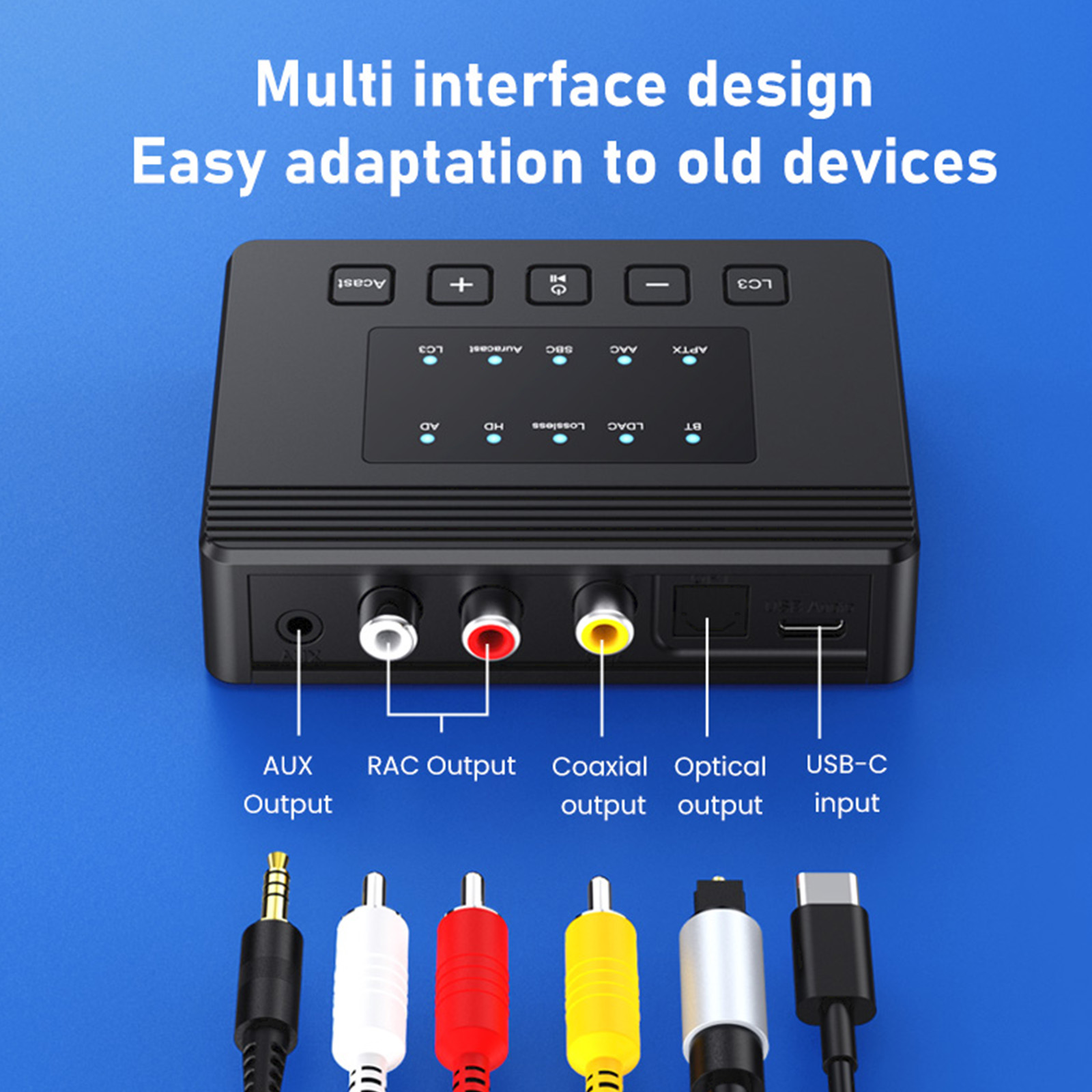 LDAC AptX-HD/AD/LL BT 6.0 HD A - Audio Cable Rca 评论和价格