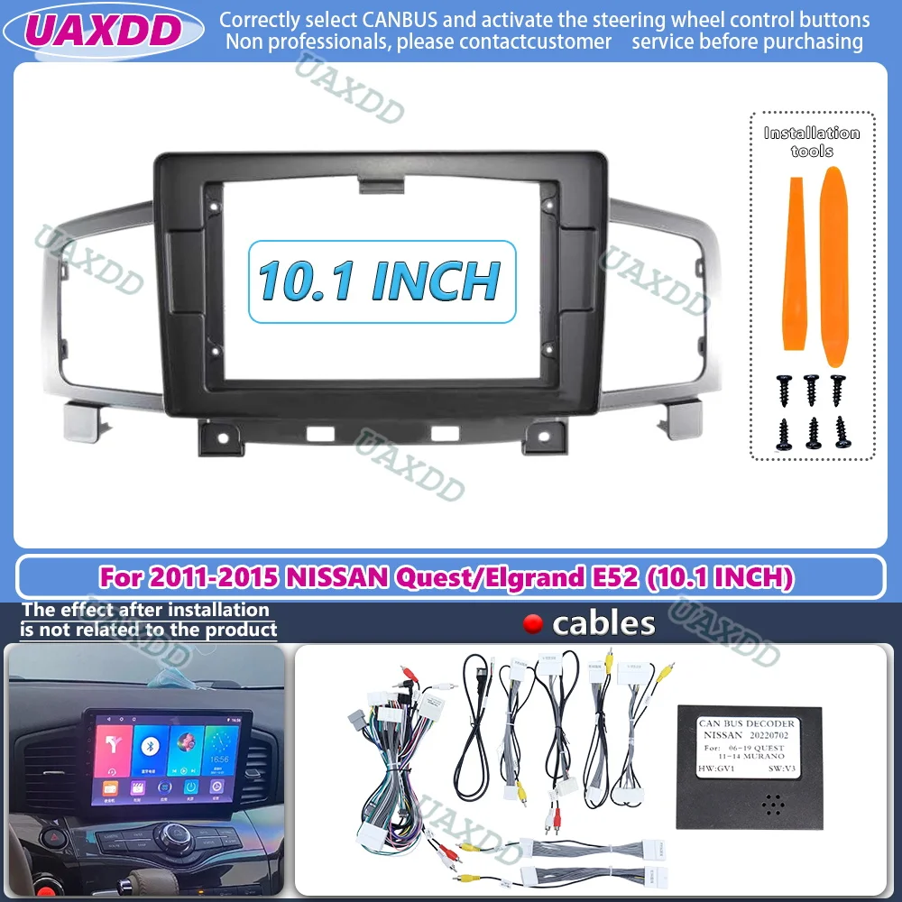Car Radio Fascias Frame For Ni - Audio Cable Rca 评论和价格