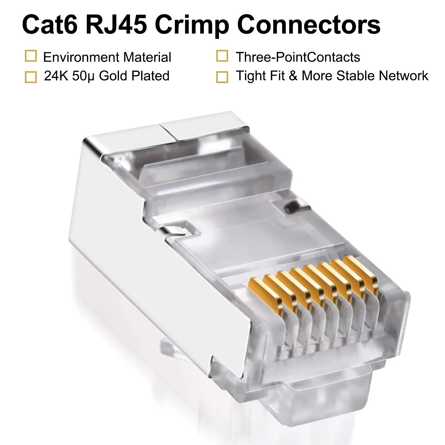 ZoeRax 50pcs Cat6 RJ45 Connect - Rj45 Jack 评论和价格