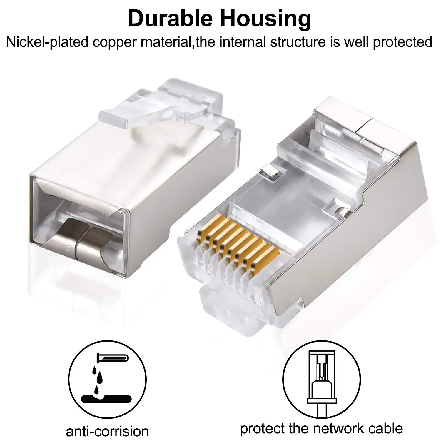 ZoeRax 50pcs Cat6 RJ45 Connect - Rj45 Jack 评论和价格