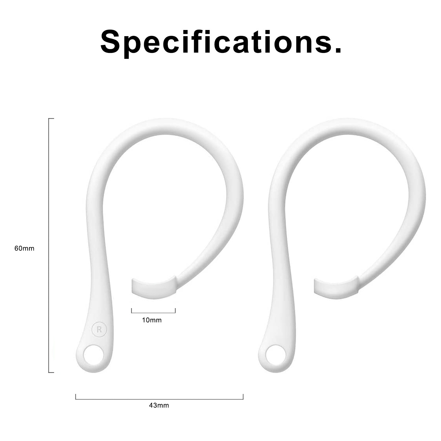 1 Pairs Anti-lost Earhooks For - Headphone Parts 评论和价格