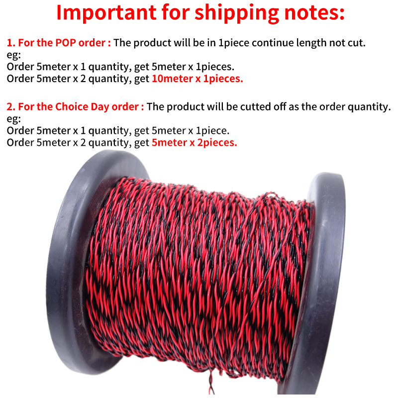 2M/10M 2pins PTFE Wire 30/26/2 - Audio Jumper Wire 评论和价格