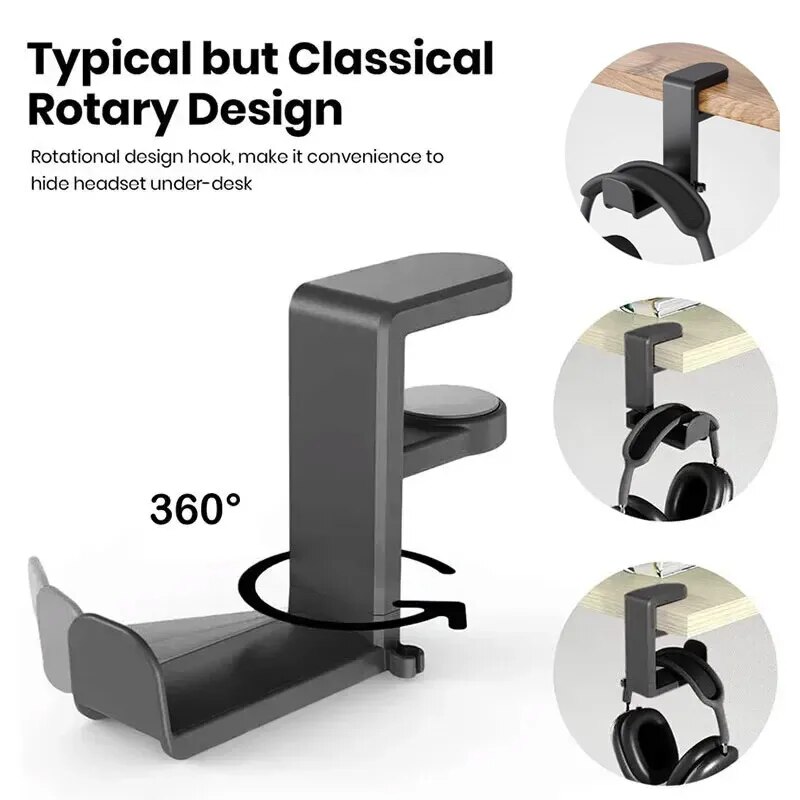 Universal Desktop 360° Rotatin - Headphone Parts 评论和价格
