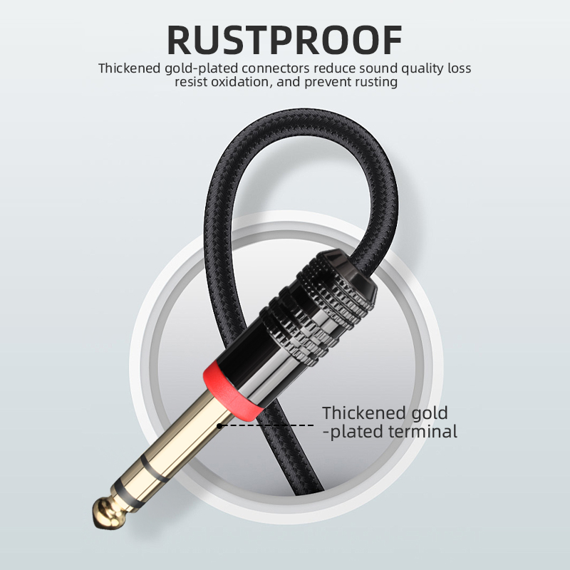 6.35mm TRS Guitar Cable Stereo - Trs Cable 评论和价格