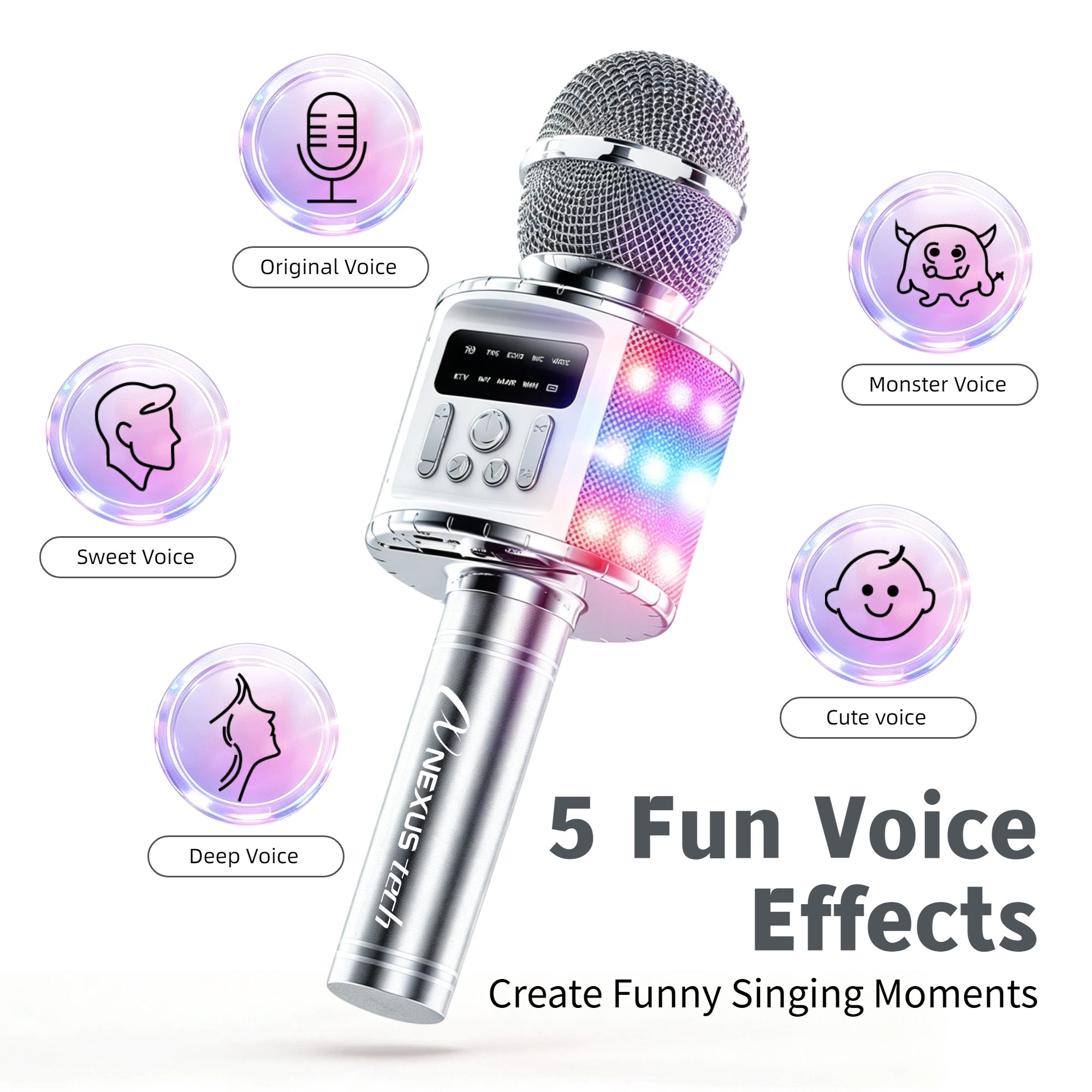 TWS Dual Wireless Karaoke Micr - Condenser Microphone Kit 评论和价格