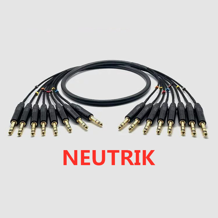 1 meter 11 NEUTRIK 6.35mm TRS  - Trs Cable 评论和价格