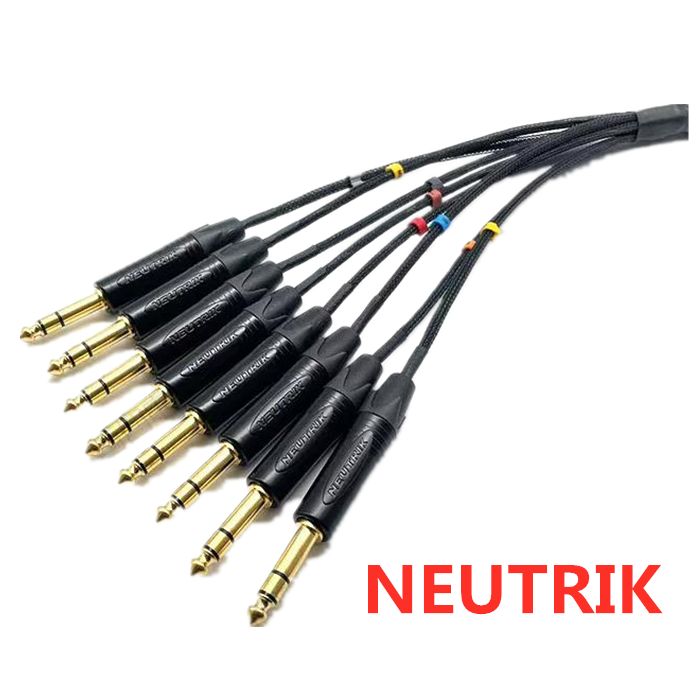 1 meter 11 NEUTRIK 6.35mm TRS  - Trs Cable 评论和价格