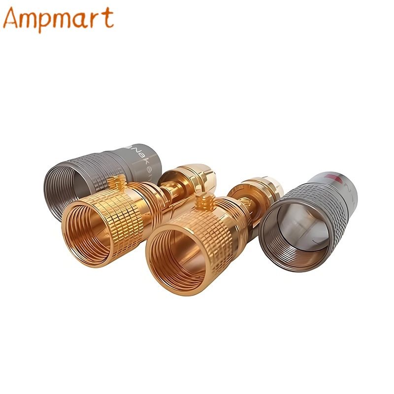 High End Pure Copper Gold Plat - Audio Cable Rca 评论和价格