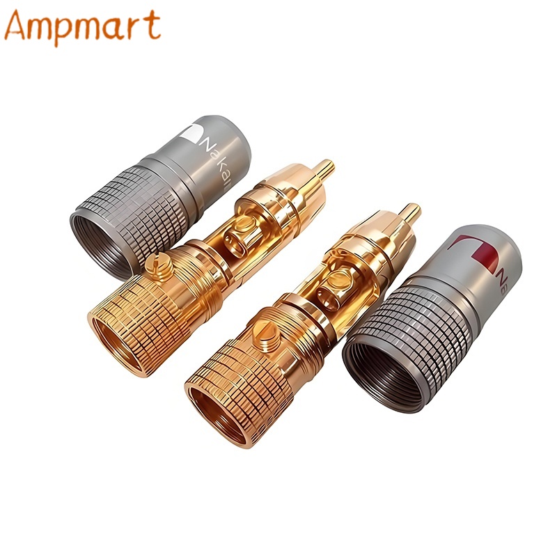 High End Pure Copper Gold Plat - Audio Cable Rca 评论和价格