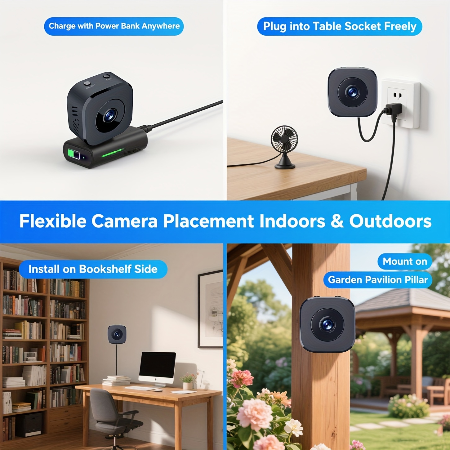 1080P HD Mini WiFi Camera Indo - Usb Sound Card 评论和价格
