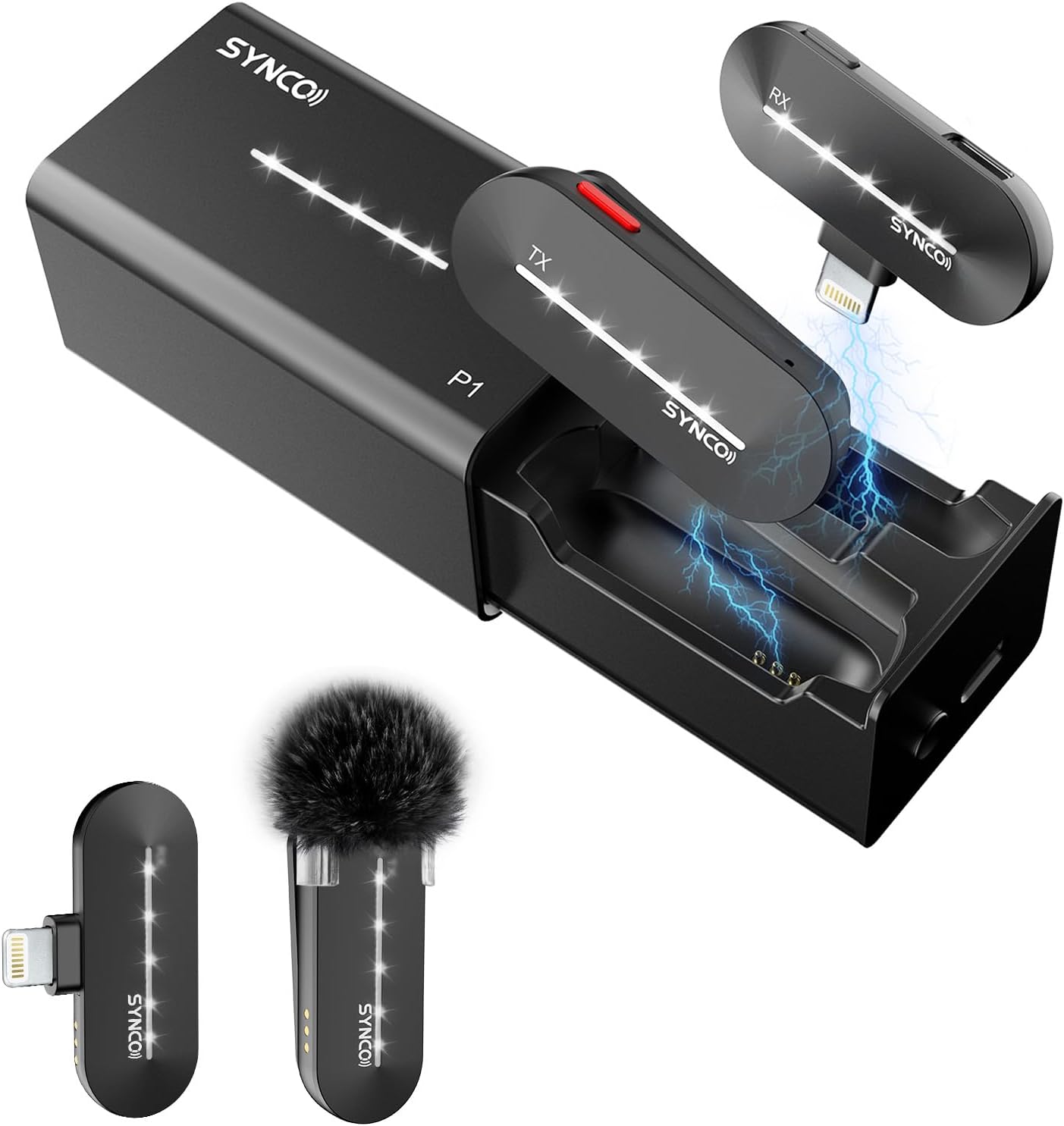 SYNCO Wireless Lavalier Microp - Condenser Microphone Kit 评论和价格