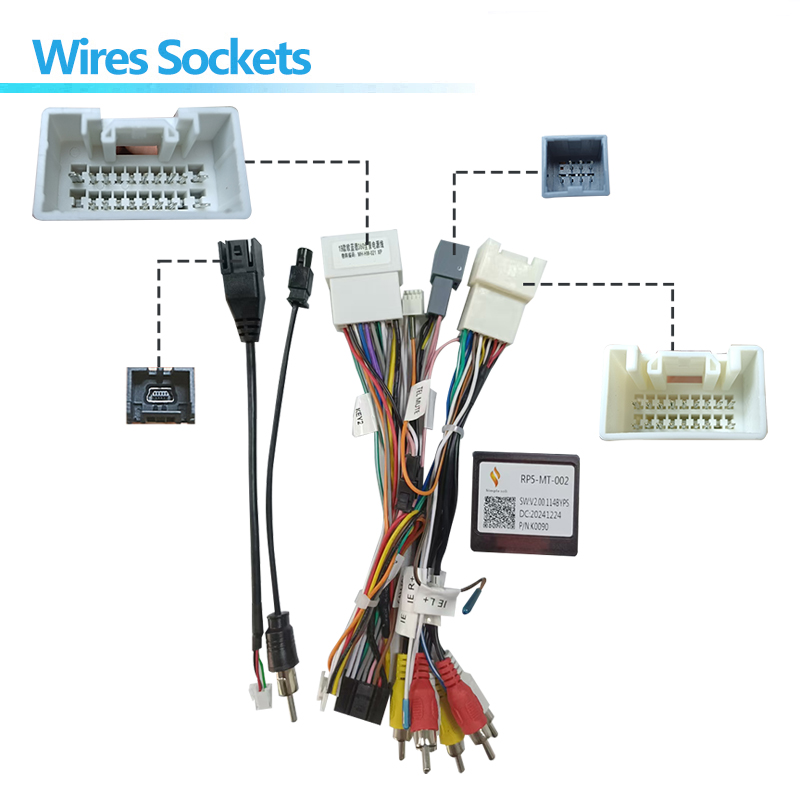 Car Radio Wire Harness Power C - Audio Cable Rca 评论和价格