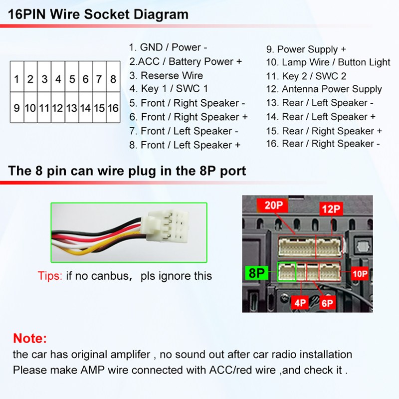 Car Radio Wire Harness Power C - Audio Cable Rca 评论和价格