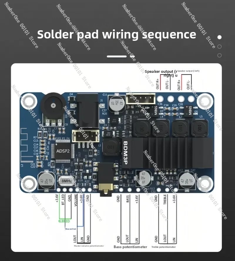 BDM3P Portable Bluetooth 5.3 A - Diy Speaker 评论和价格